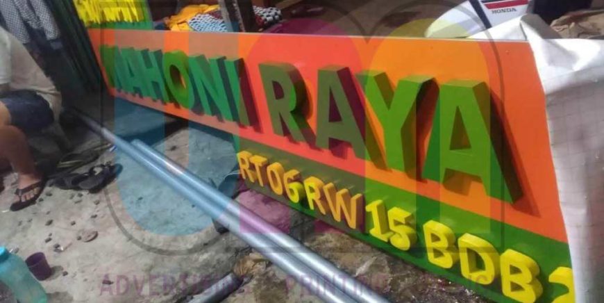 Jasa Pembuatan Huruf Timbul