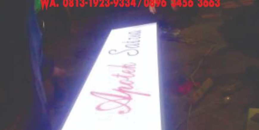Jasa Pembuatan Neon Box
