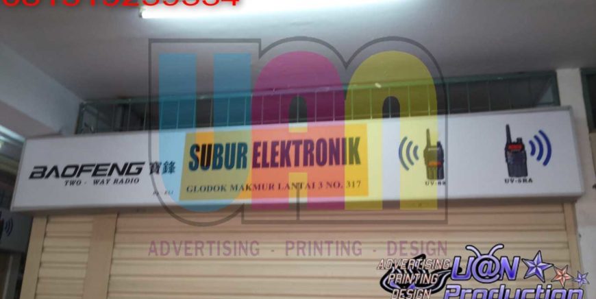 Jasa Pembuatan Neon Box
