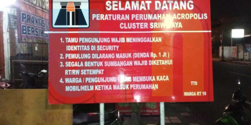 Jasa Pembuatan Papan Nama